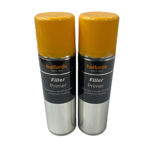 Halfords Filler Primer yellow Pack of 2