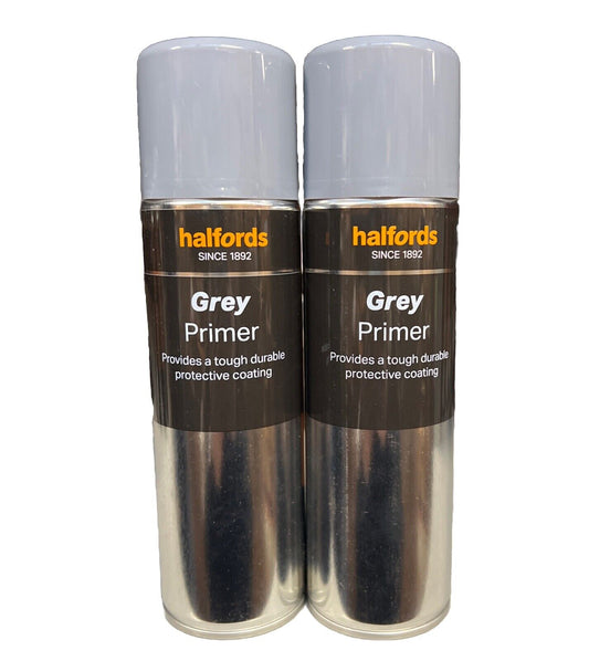 Halfords Plastic Primer Grey Pack of 2