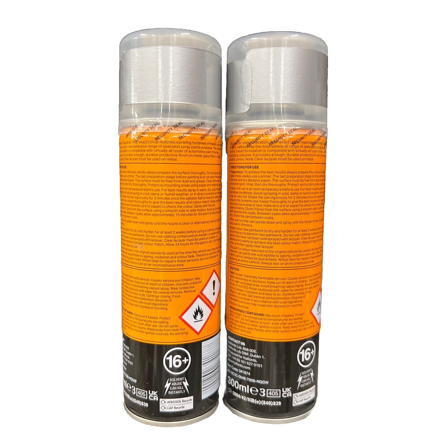 Halfords Vauxhall Star Silver III Metalic Pack of 2