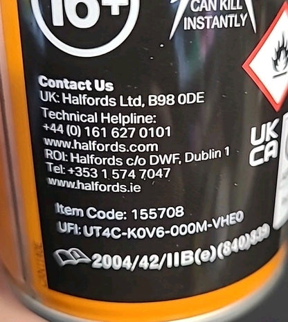 Halfords Enamel Spray White Primer Pack of 2