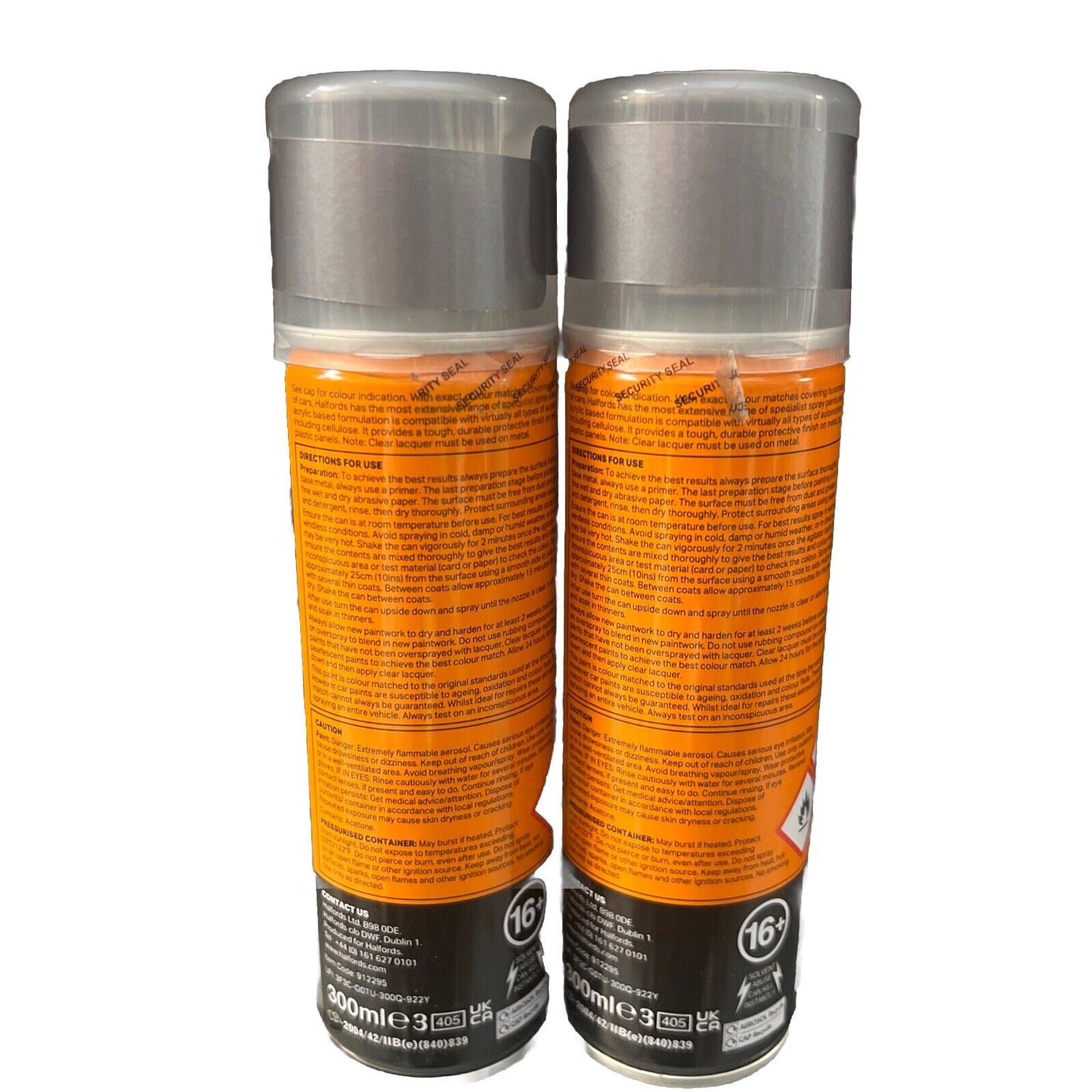 Halfords Vauxhall Silver Lightning Metallic Pack of 2
